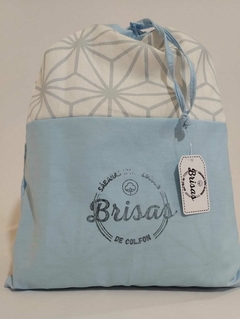 Juego sábana Brisa 2½ Pl. 100% algodón - tienda online