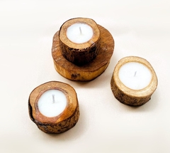 Vela en madera mini