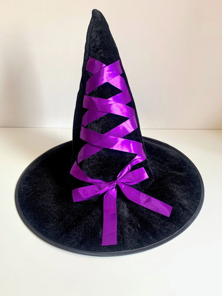 Chapéu de Bruxa c/ Fita - Lojas Brilhante