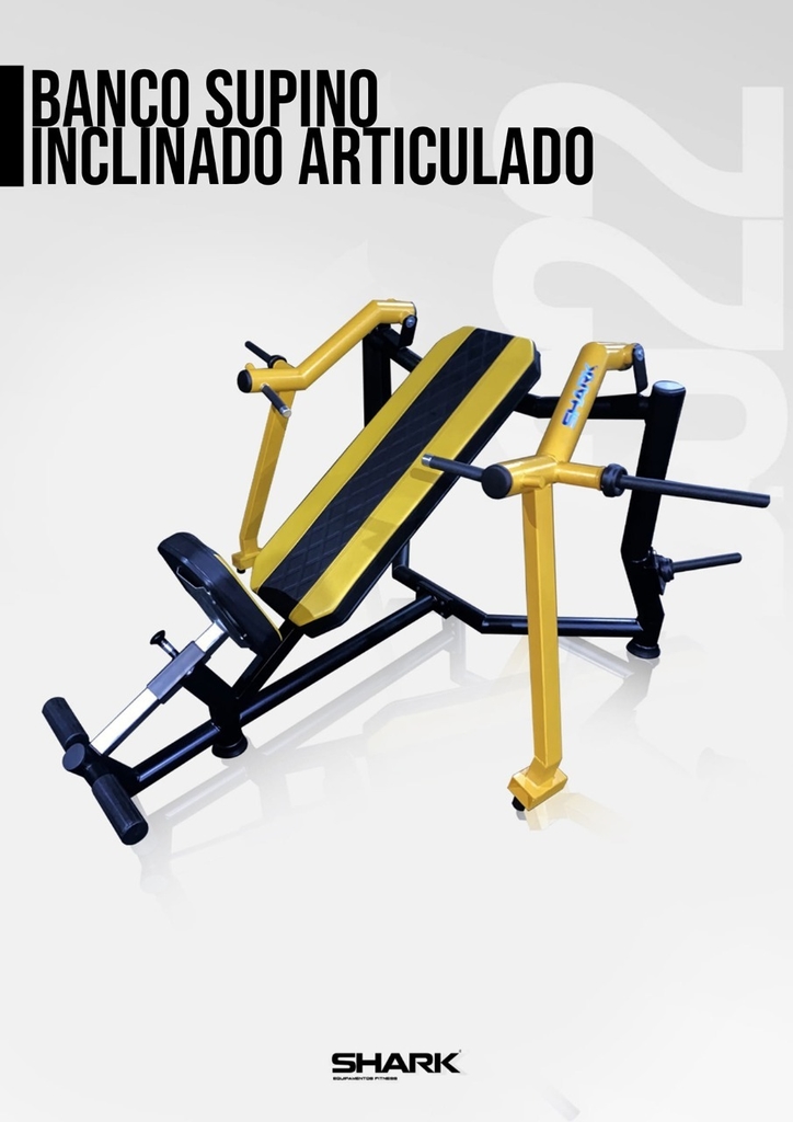 Flex Equipment - Banco Supino Inclinado Articulado