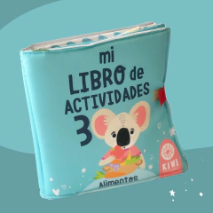 Libro sensorial, de actividades. Alimentos