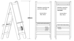 PIZARRA DE PIE verde - comprar online