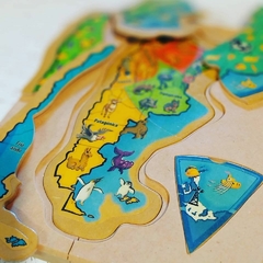 Rompecabezas mapa Argentina - comprar online