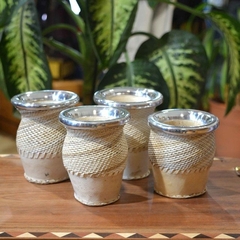 Mates de Cuero Trenzado - comprar online