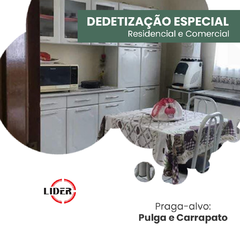 Desinsetização Especial – Pulga/Carrapato (por m²)
