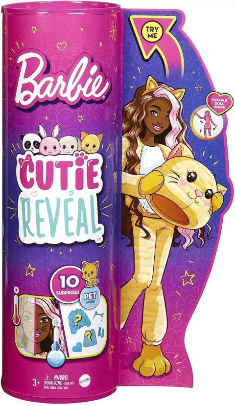 Barbie Cutie Reveal - Mattel (Gatito)