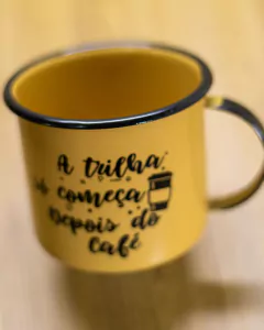 Caneca Marrom Depois do Café na internet