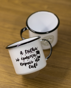 Caneca Branca Depois do Café - comprar online