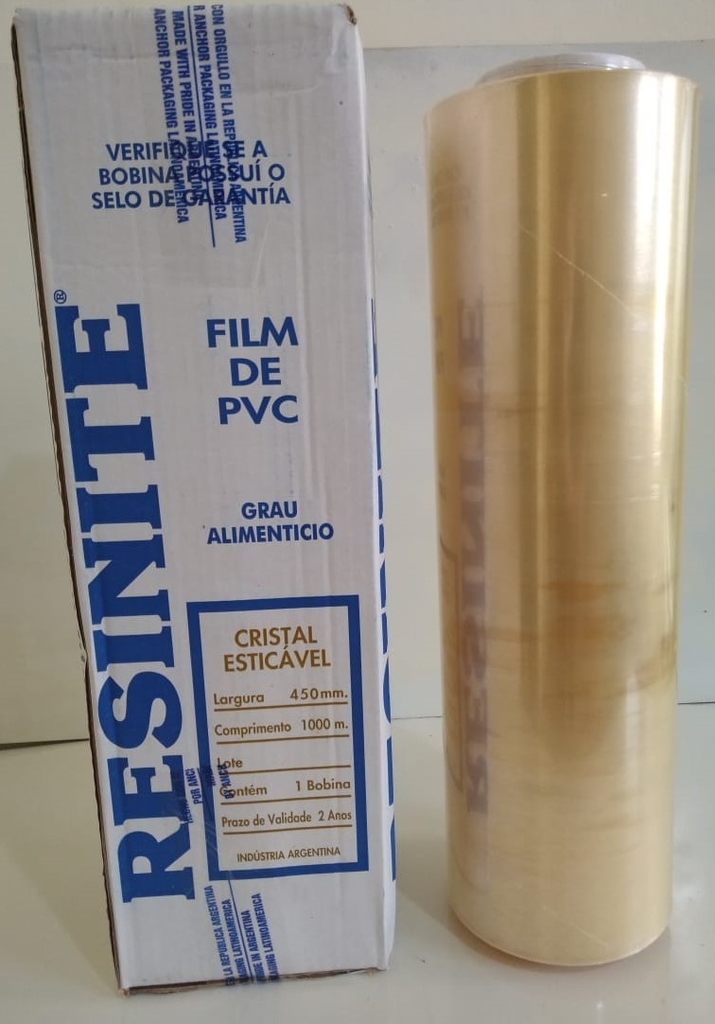 FILM RESINITE P.V.C. X 45 CM X 1000 MTRS REAL