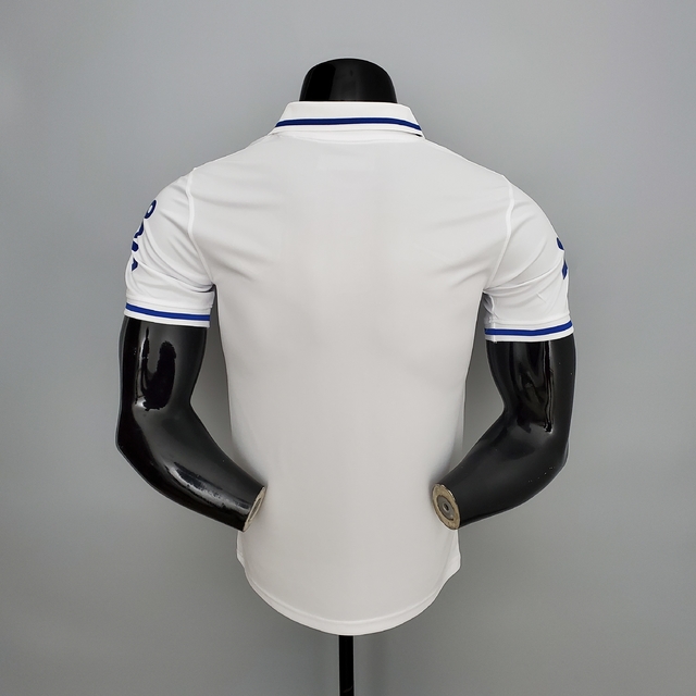 camisa polo branca seleção brasileira