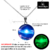 Collar Galaxia Azul de acero 316l en internet