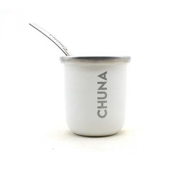 Mate PERSEO Acero inoxidable -blanco-
