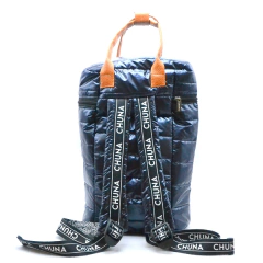 Mochila Chuna Dublin matelasse -verde brillante- - comprar online