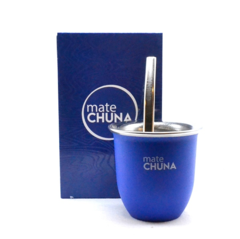 Mate Chuna acero -azul francia-