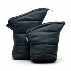 Set Yerbera y azucarera matelassé -negro-