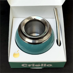 Mate de Cerámica Criollo -aqua- en internet