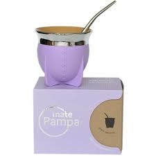 Mate Pampa -lila- boca abierta - comprar online