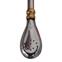 Bombilla pico de loro acero -larga- - comprar online