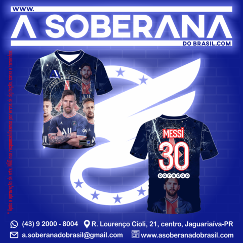 camiseta personalizada psg