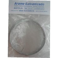 504964 - ARAME GALVANIZADO 18 - 1,24MM ROLO 5M