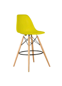 TABURETE EAMES PATAS DE MADERA - NEWTON