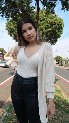 Cardigan Ponto Perola