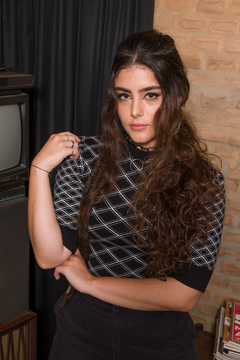 Blusa Jacquard Xadrez - comprar online
