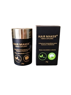 HAIR MAKER - Fibras Capilares - Cobertura instantânea  para homens e mulheres , o fim da transparência capilar