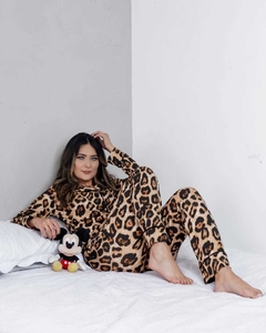 Pijama Americano Viscolycra Animal Print - loja online
