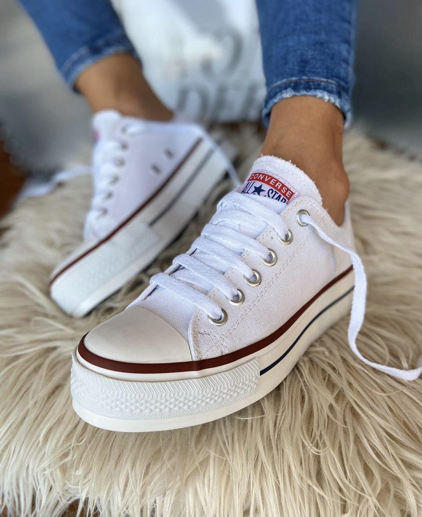 Converse Lona Platform Chuck Taylor All Star 272855c - Zapatos Infantiles  Puntapié