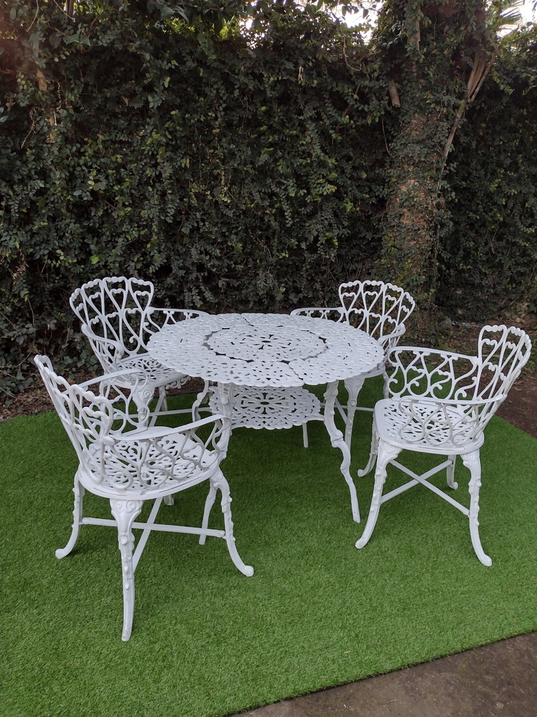 Juego de Jardín Boston x4 Sillones Mundo Banco