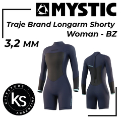 MYSTIC Brand Longarm Shorty 3,2 mm Woman - BZ - Night Blue