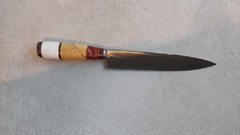 cuchillo campo hoja 24cm con vaina cuero - comprar online