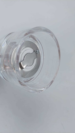 Molinillo de pimienta y sal acrílico transparente 17 cm - comprar online
