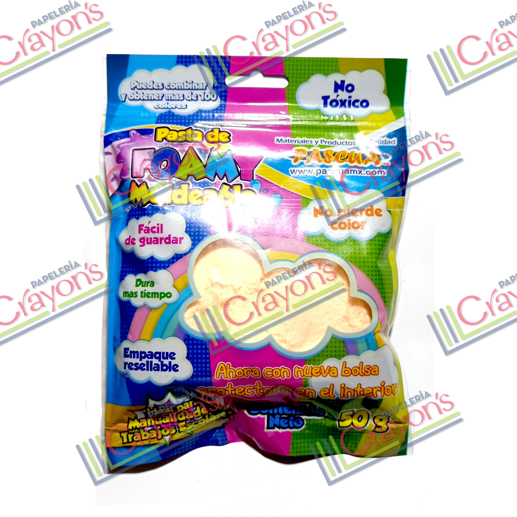 FOAMY MOLDEABLE PASCUA CARNE CLARO - Papeleria Crayons