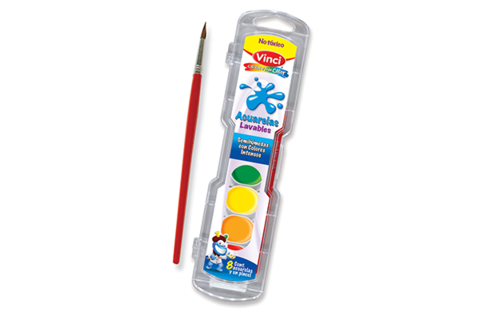 Juego de Acuarelas Escolares Lavables Crayola 530516 16 colores 1