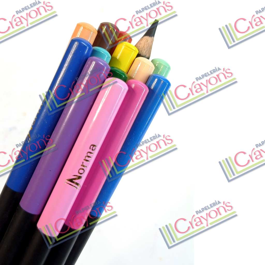 Lápices De Color Norma Premium 15 Colores Largos