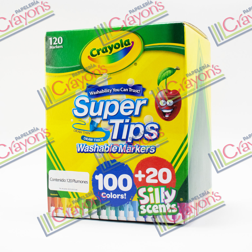 Organizador Madera Plumones Super Tips 100 Crayola