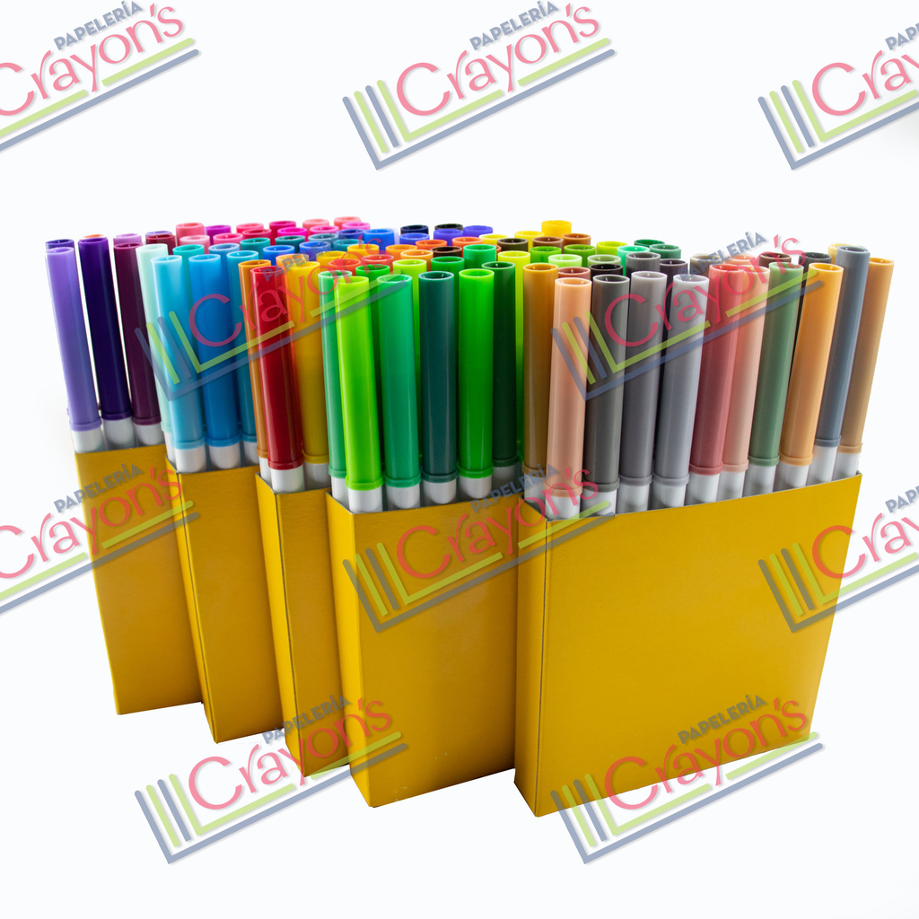 Crayola Supertips 100 +20 Silly Scents Total 120 Plumones