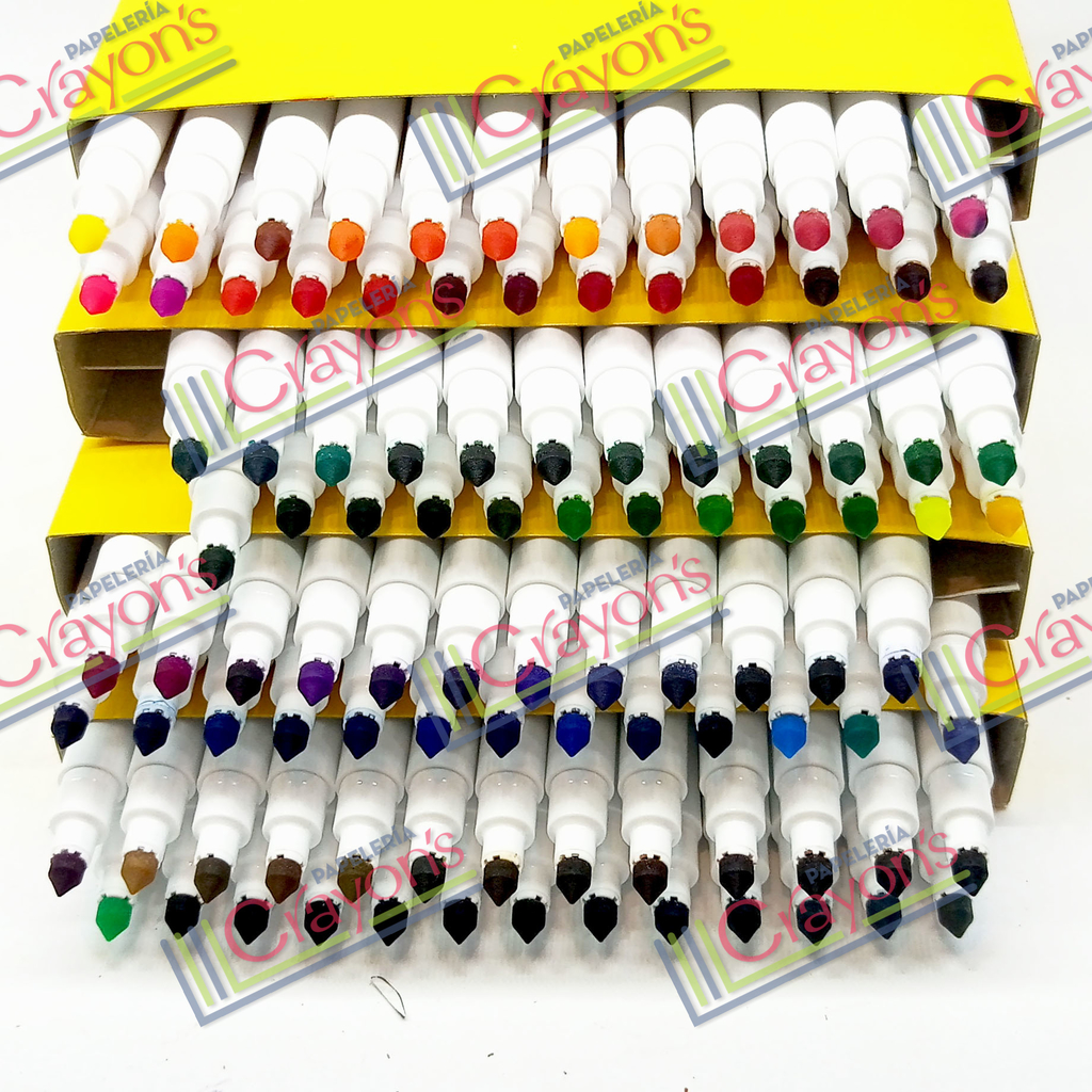 Crayola SuperTips 100 + 20 Silly Scentes – Depósito Papelero