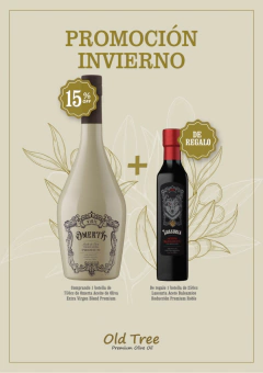 PROMO INVIERNO Gran Blend Premium, botella pintada en caja de carton + Aceto Balsámico Reducción (1 Omertá x 750 cc + 1 x 250 cc Free) en internet