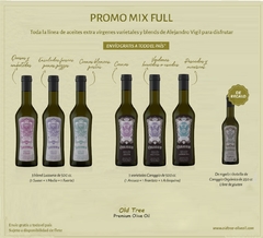 FULL DEGUSTACION (3 Lussuria x 500 cc + 3 Coraggio x 500 cc + 1 Coraggio Organico x 250 cc Free)