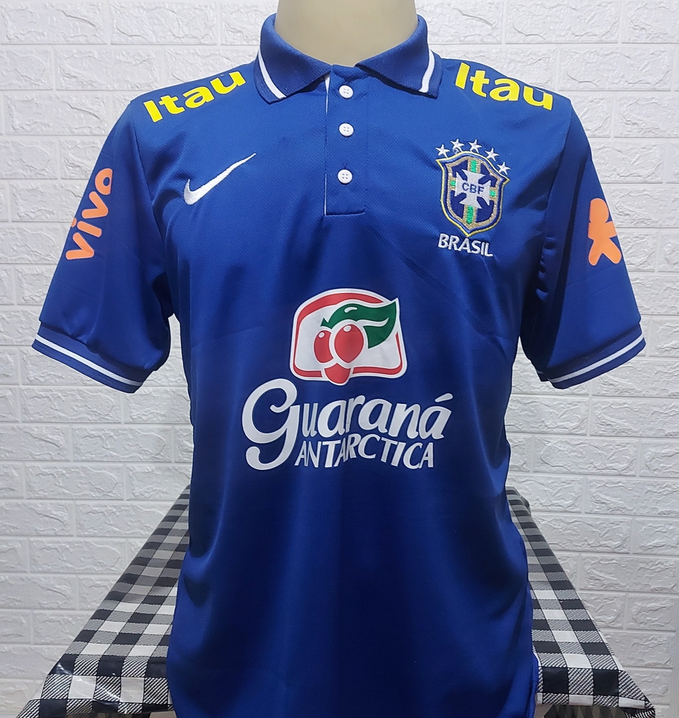 camisa do brasil azul masculina