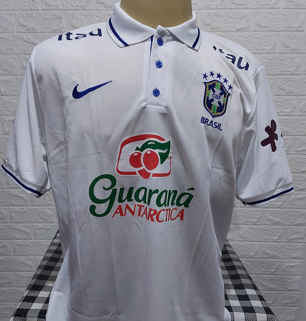 camisa seleçao brasil branca