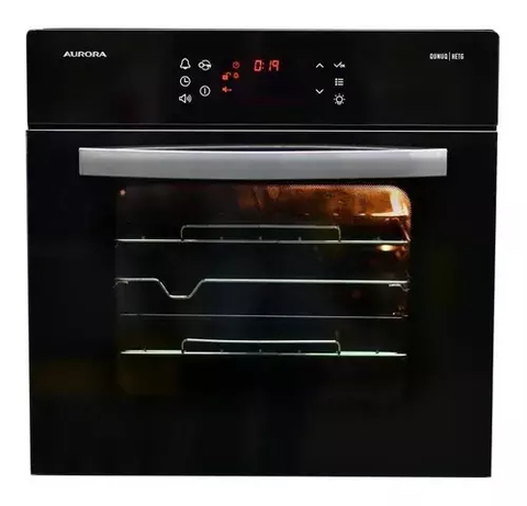 Horno Empotrable Eléctrico Aurora Qunuq Hetg 63l Negro 220v
