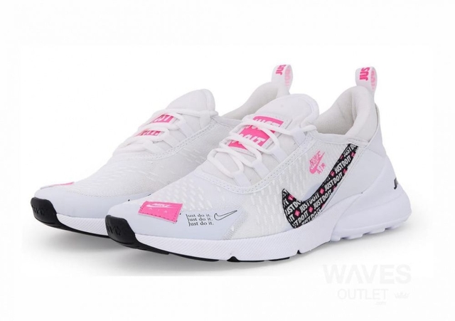 nike 270 branco e rosa