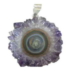 Amethyst Stalactite Rough Pendant