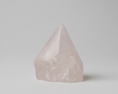 Rose Quartz Top Polished Cut Base on internet