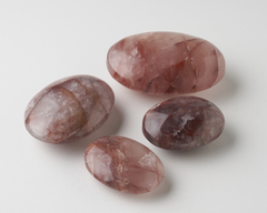 Strawberry Quartz Palm Stones