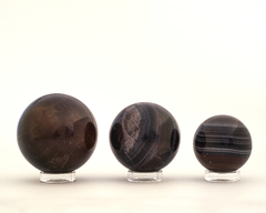 Striped Fluorite Spheres